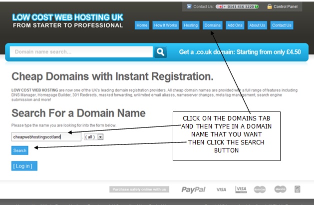 LOW COST WEB HOSTING GLASGOW EDINBURGH SCOTLAND ENGLAND WALES